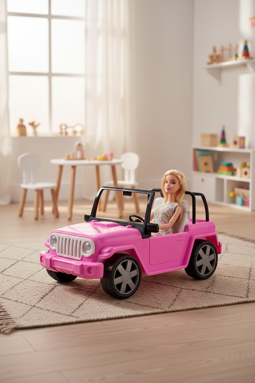 Bella Poppenauto met geluid/licht