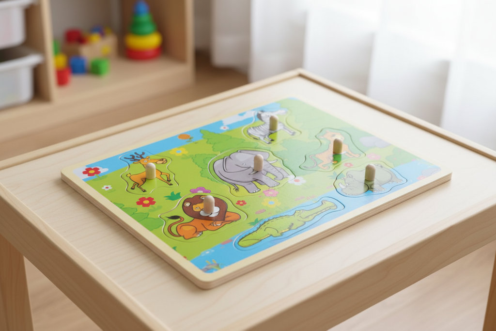 puzzel safari dieren