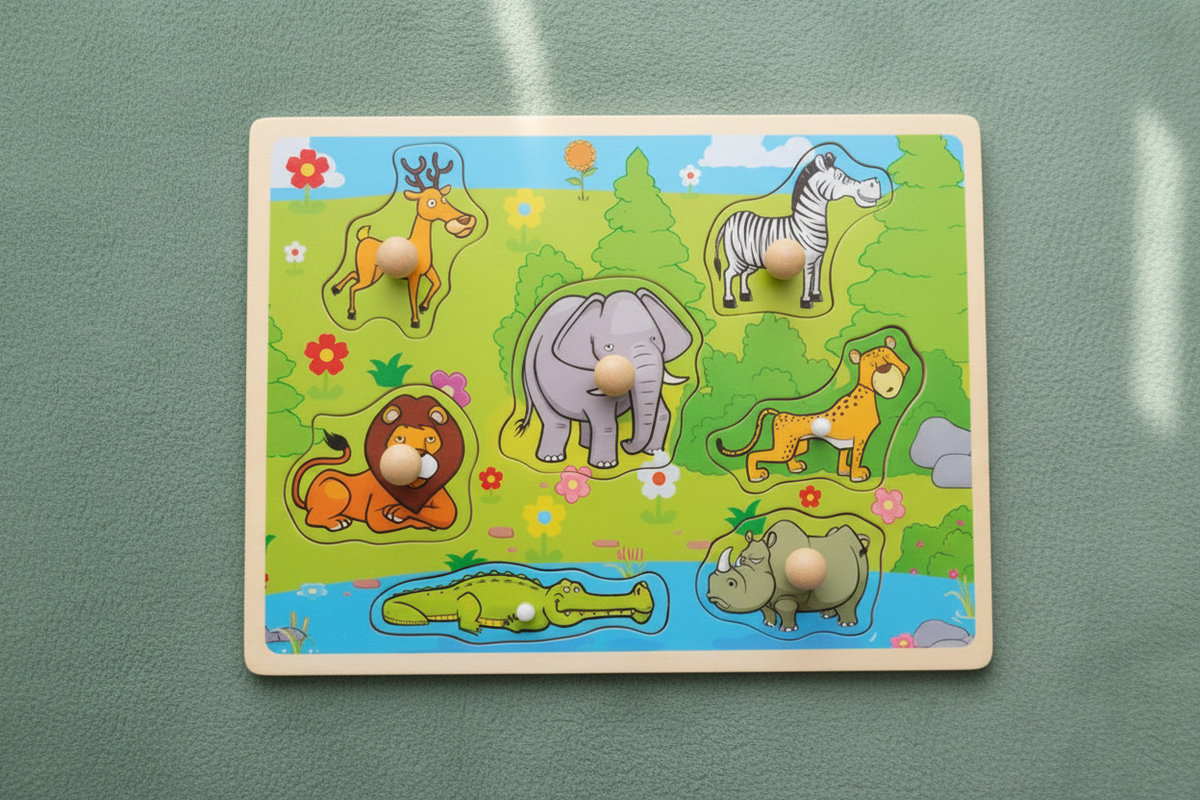 puzzel safari dieren