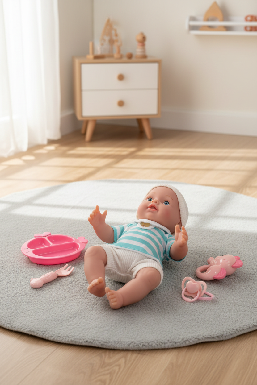 Little Cute Baby Babypop 30 cm met Accessoires