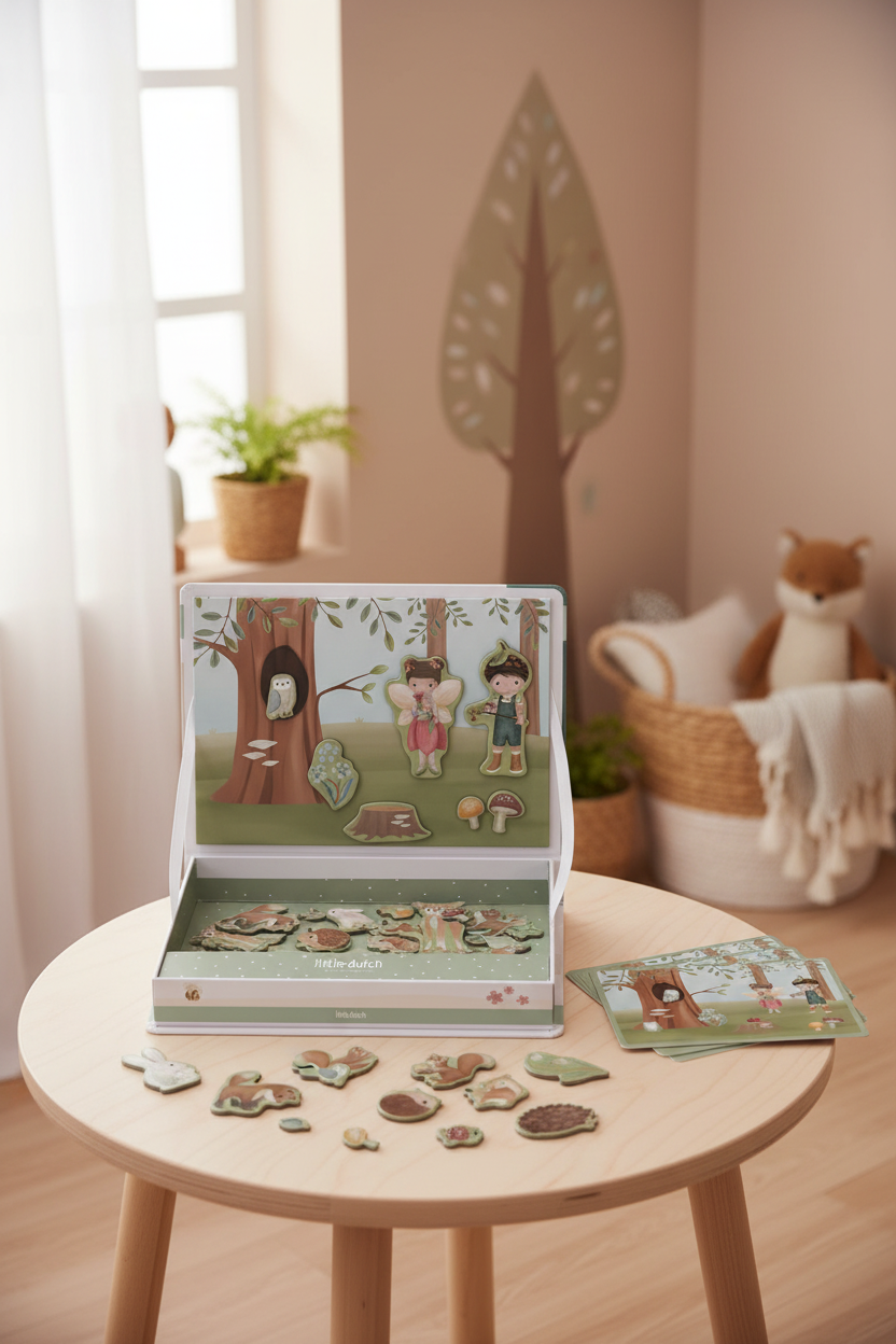 Little Dutch Magnetisch speelbord - Forest Friends FSC