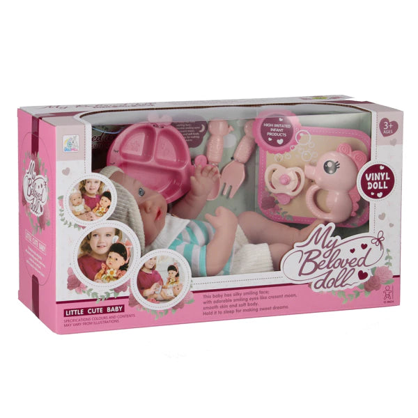 Little Cute Baby Babypop 30 cm met Accessoires