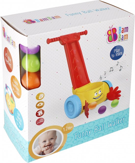 Bam Bam Muzikale Ballenverzamelaar, Speelgoed voor Baby's 12m+