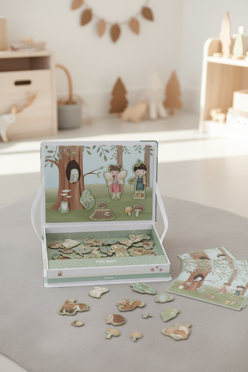 Little Dutch Magnetisch speelbord - Forest Friends FSC