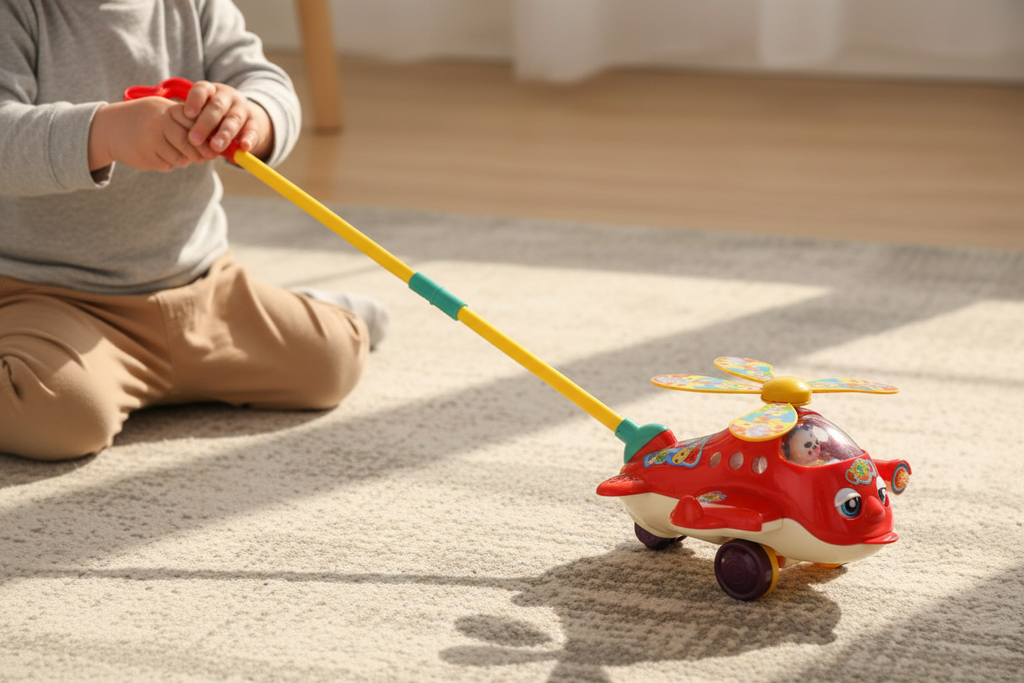 Opdringer op een stokhelikoptervliegtuig met geluid