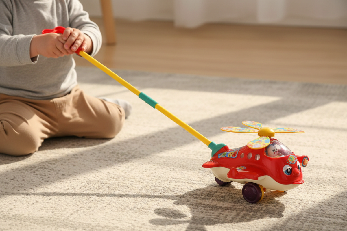 Opdringer op een stokhelikoptervliegtuig met geluid