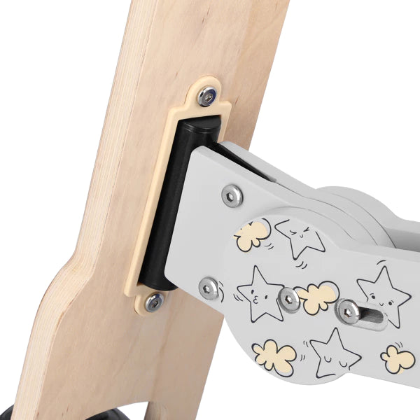 Blauwe 2in1 - Step & Loopfiets - Materiaal: Hout - Lichtgewicht