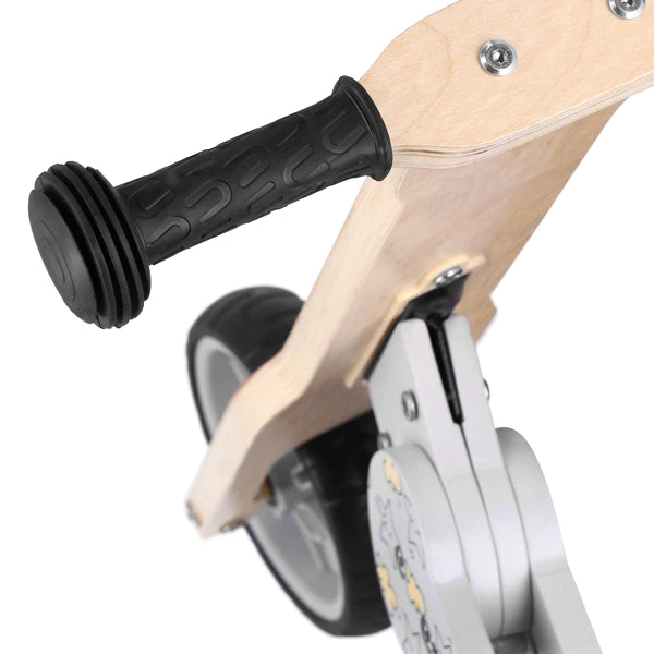 Blauwe 2in1 - Step & Loopfiets - Materiaal: Hout - Lichtgewicht