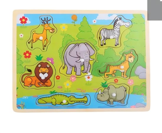 puzzel safari dieren