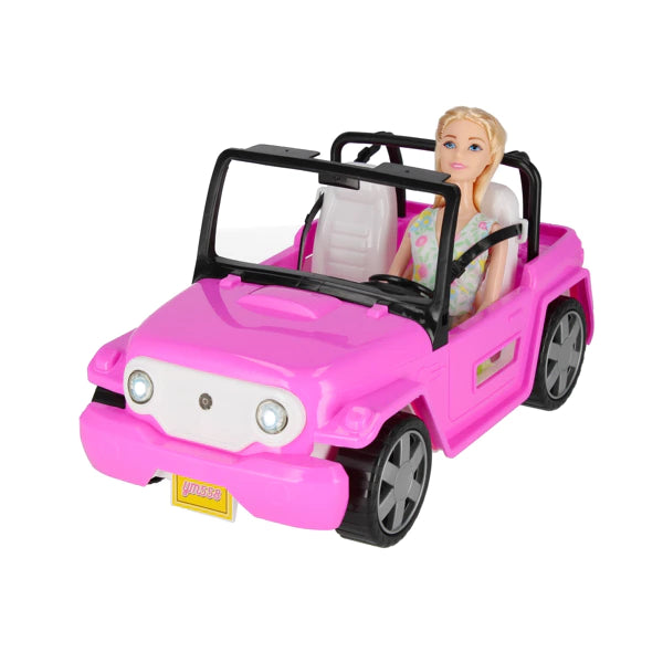 Bella Poppenauto met geluid/licht